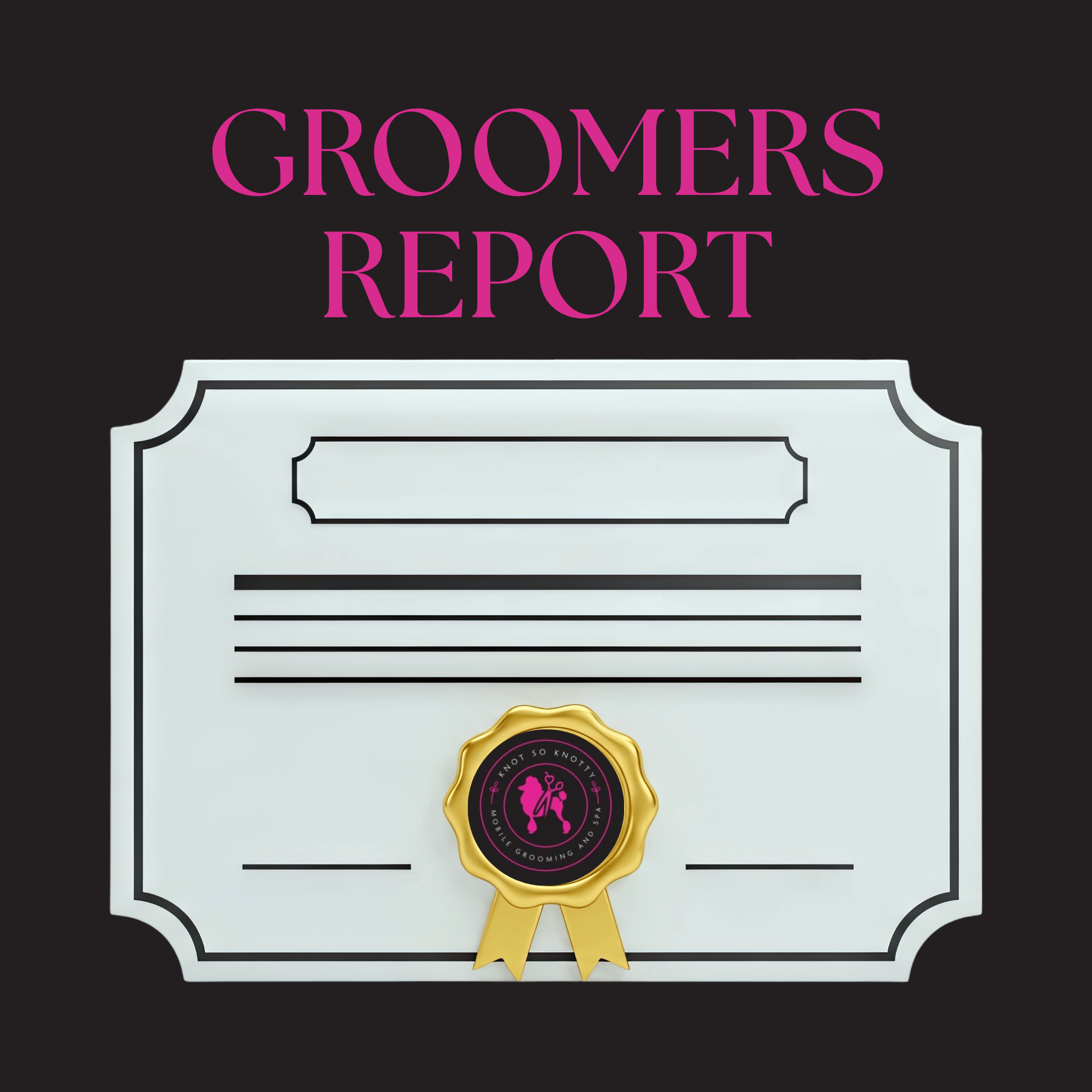 groomer report